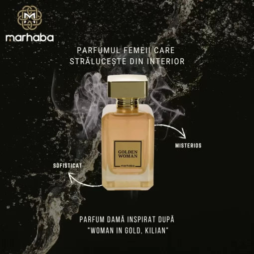 Golden Woman, Marhaba Eau De Parfum damă inspirat de Woman In Gold, Kilian
